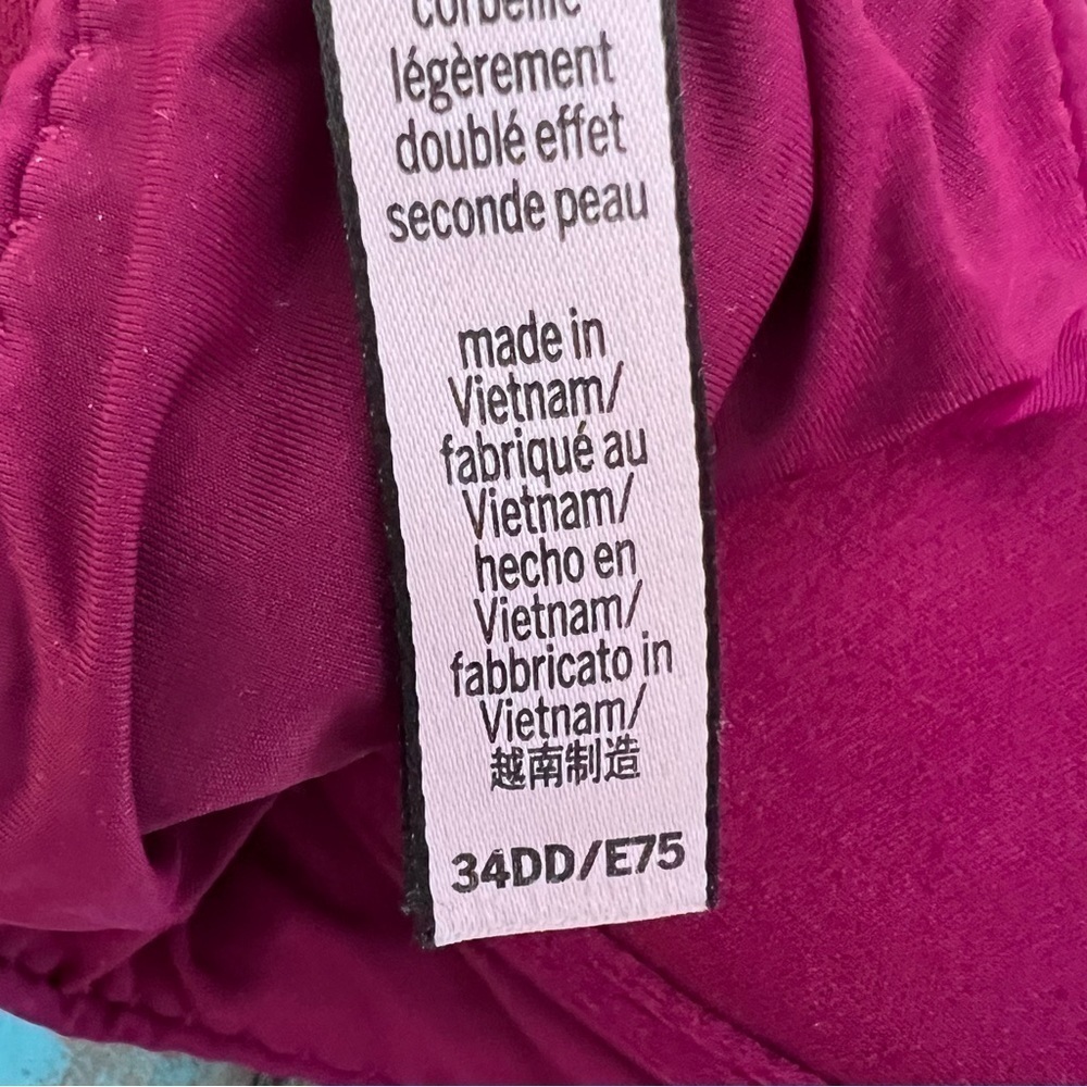 Victoria’s Secret THE T-SHIRT Lightly-Lined Demi Bra Size 34DD - Picture 9 of 9